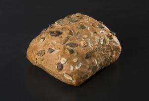 Square with pumpkin seeds